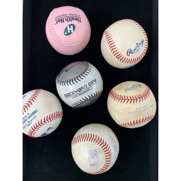 Nike Backyard Gem Trainer Beavers Pink Baseball Rawlings Lot of 6 - Picture 1 of 15